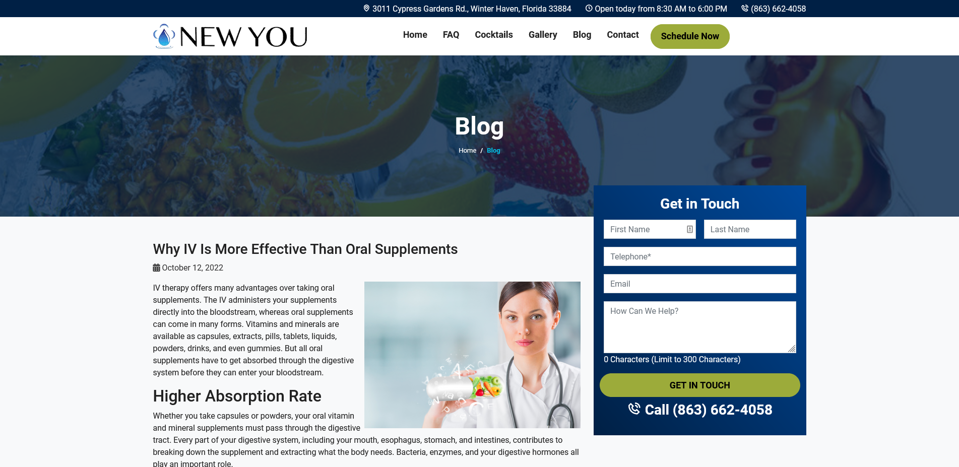 The new you wellness site